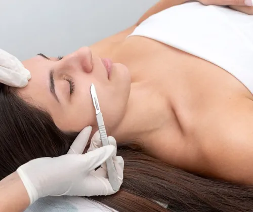 Dermaplaning with Facial