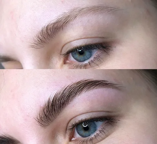 Brow shaping and tinting